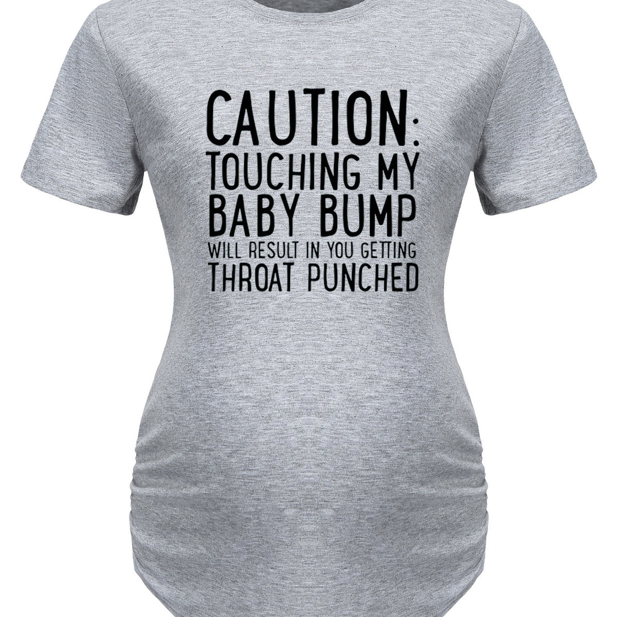 Women's Maternity T-Shirt, Slogan Graphic Print Tees