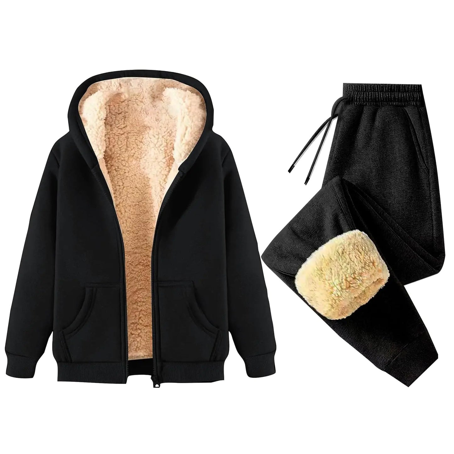 Track Suits Set for Women 2 Piece Outfits Sweater & Pants