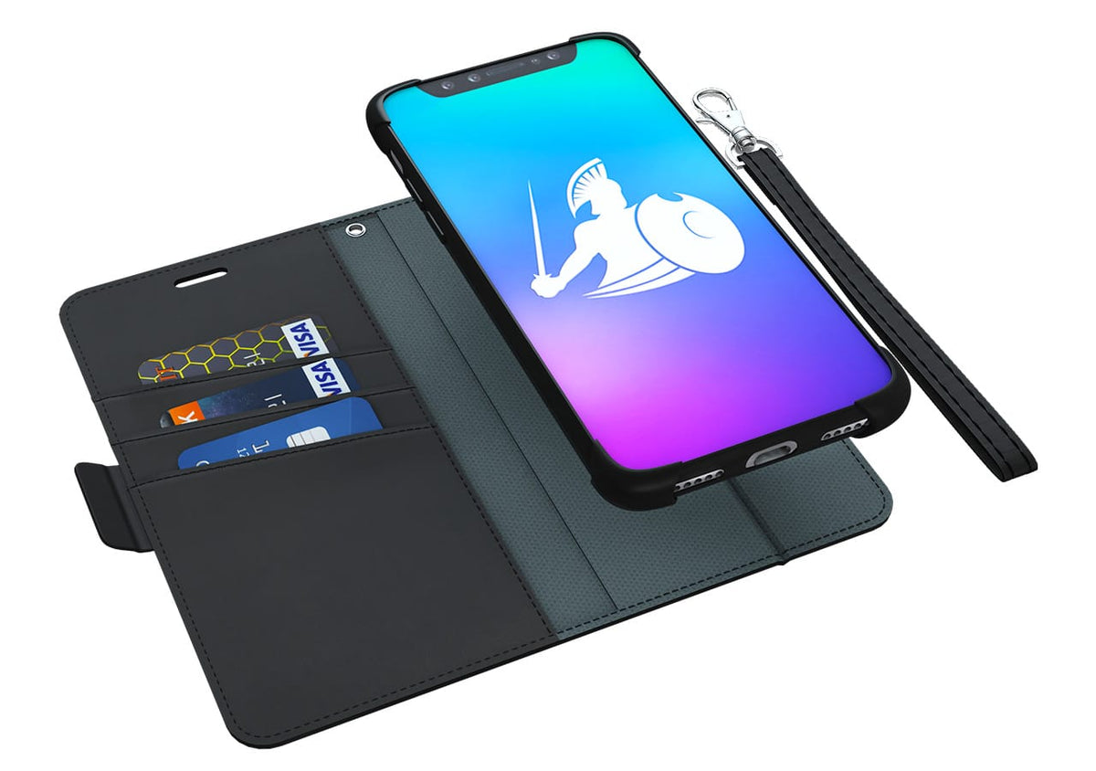 iPhone 8 / 7 / 6 / SE EMF Blocking Wallet Case with Radiation Protection