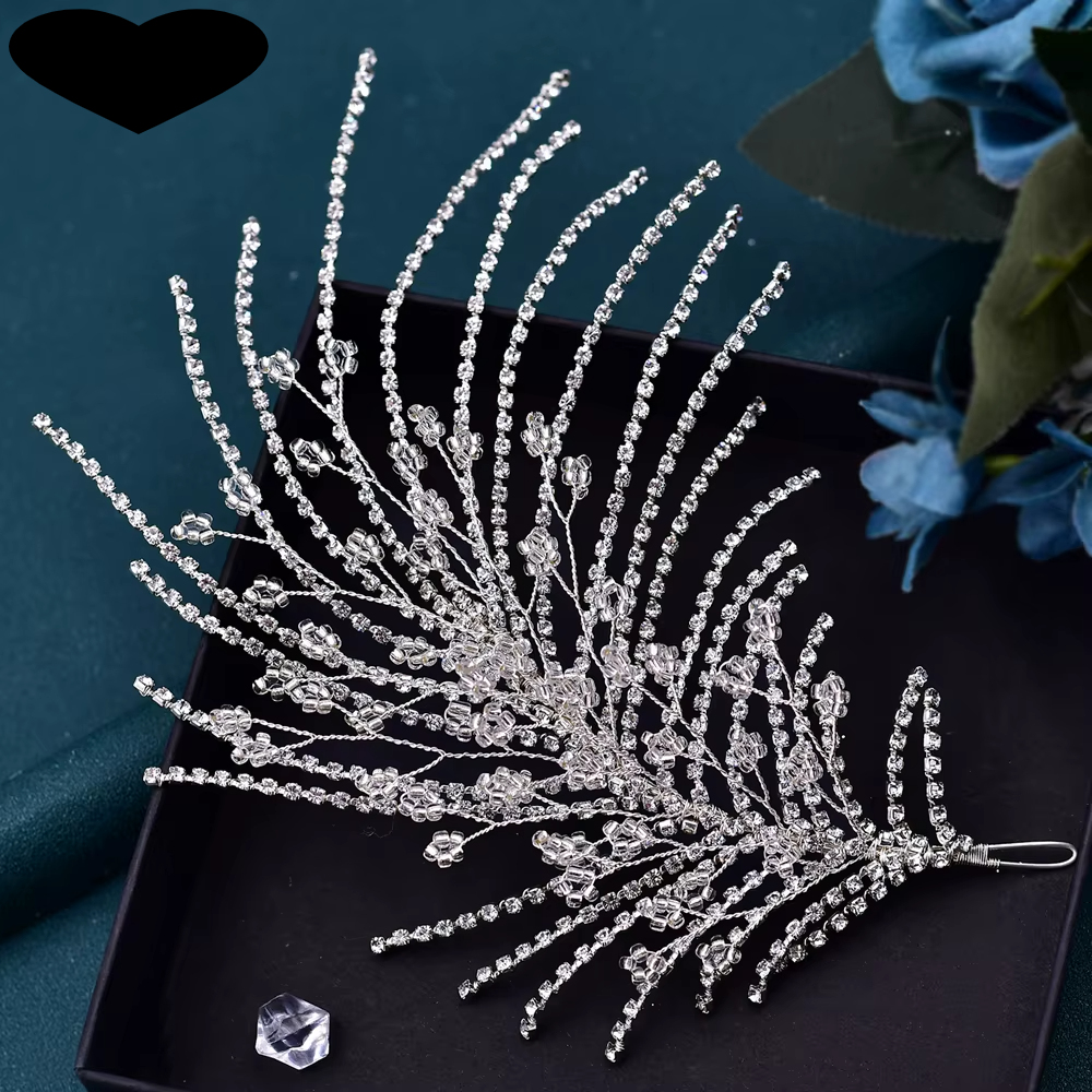 Bridal or Pageant Headband Crystal Rhinestone Tiara