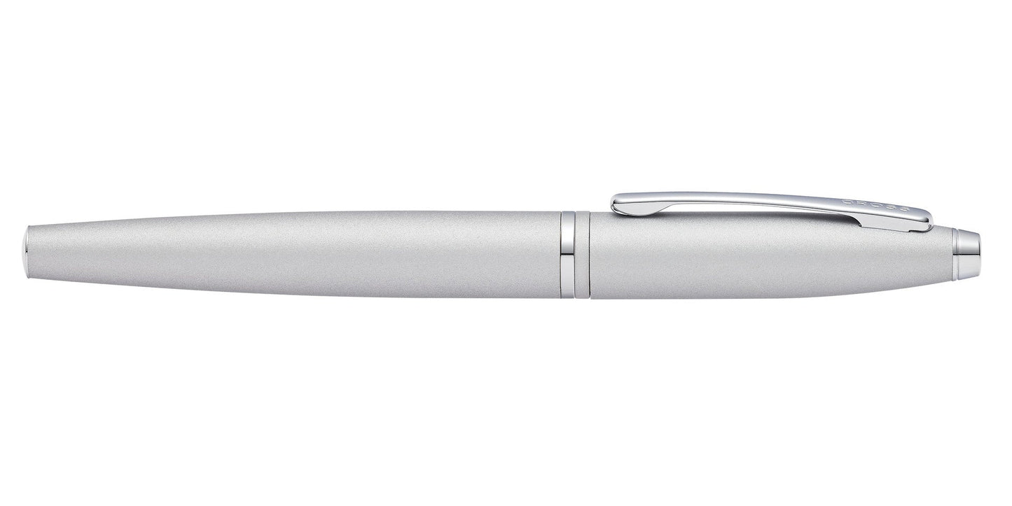 Calais™ Satin Chrome Stainless Steel Fine Nib Fountain Pen