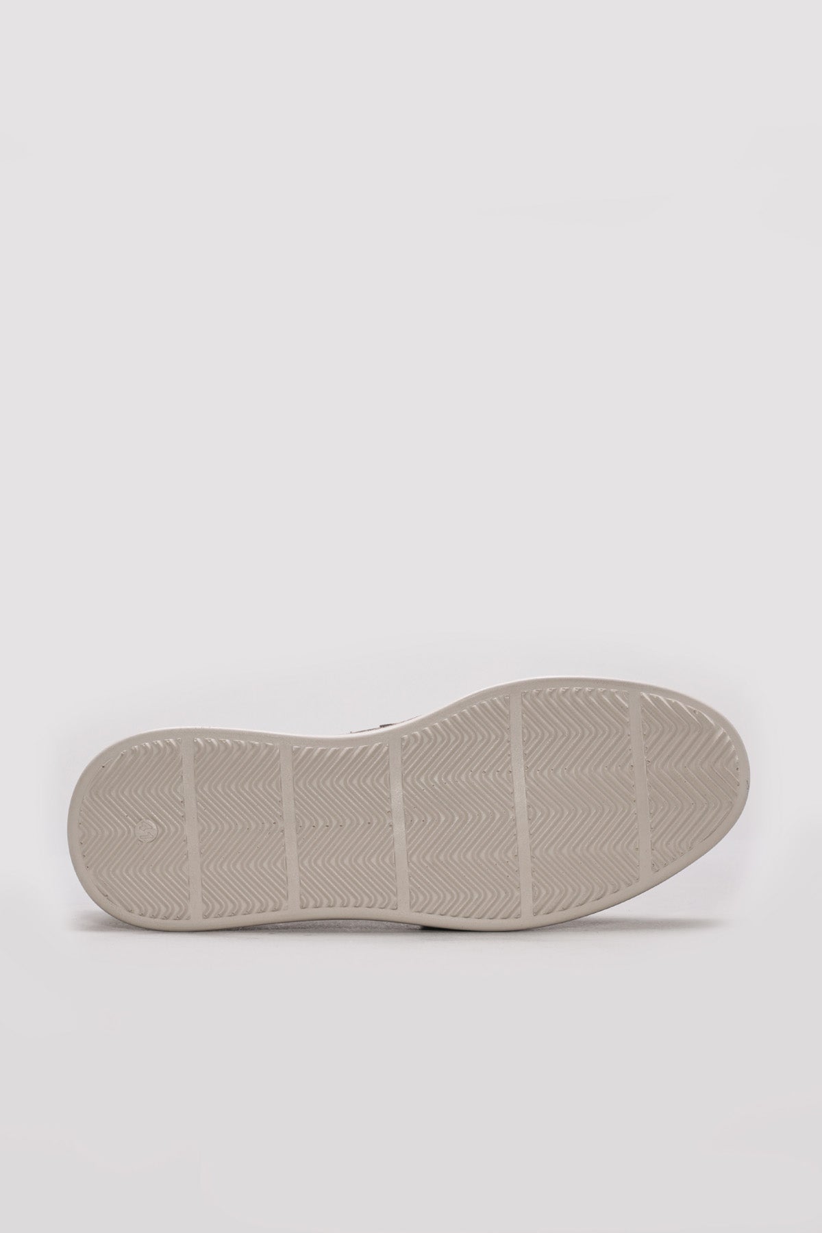 Beige Perforated Leather Casual Loafers for Men | Wessi