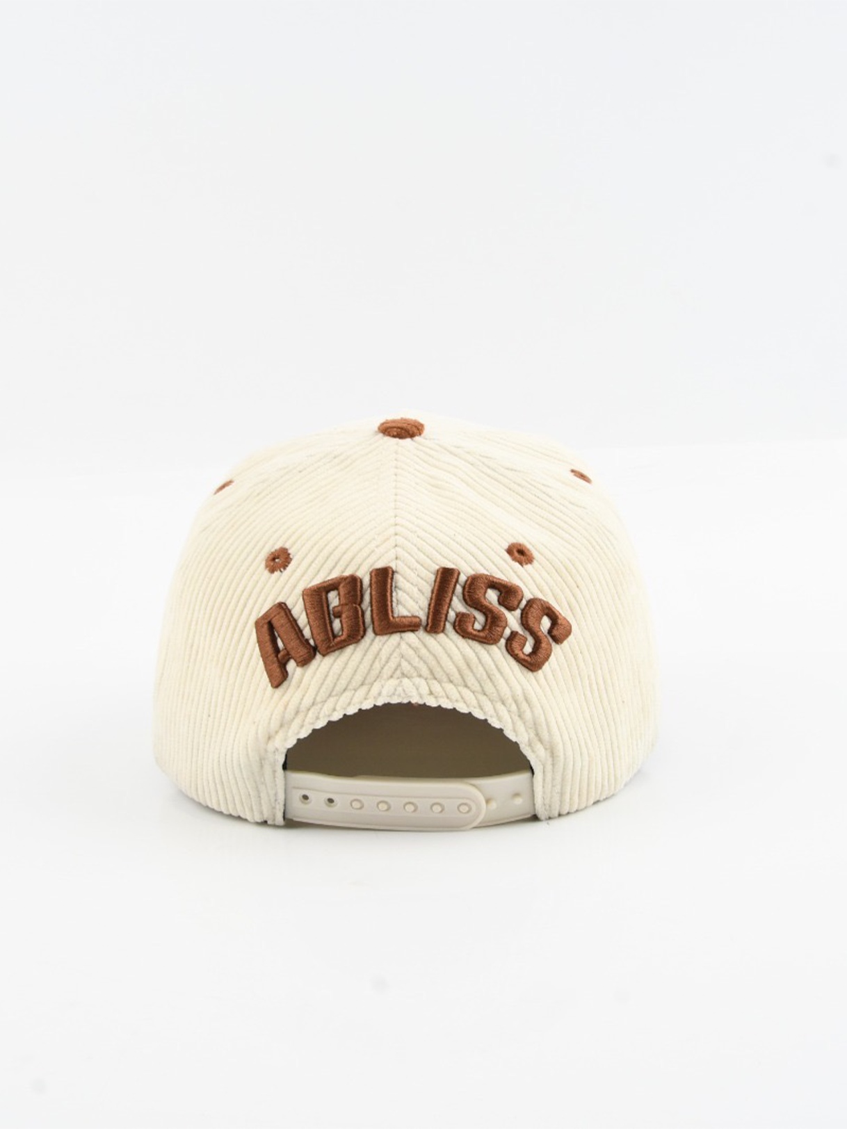 Cream Corduroy Snackback Cap - Los Angeles