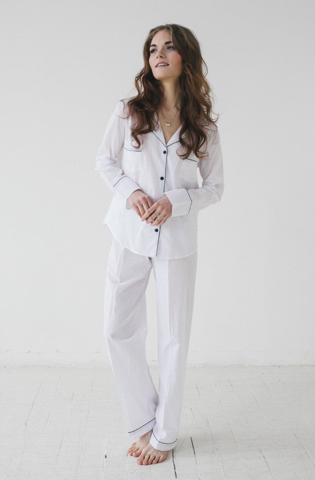 Classic Pajama in Woven Cotton