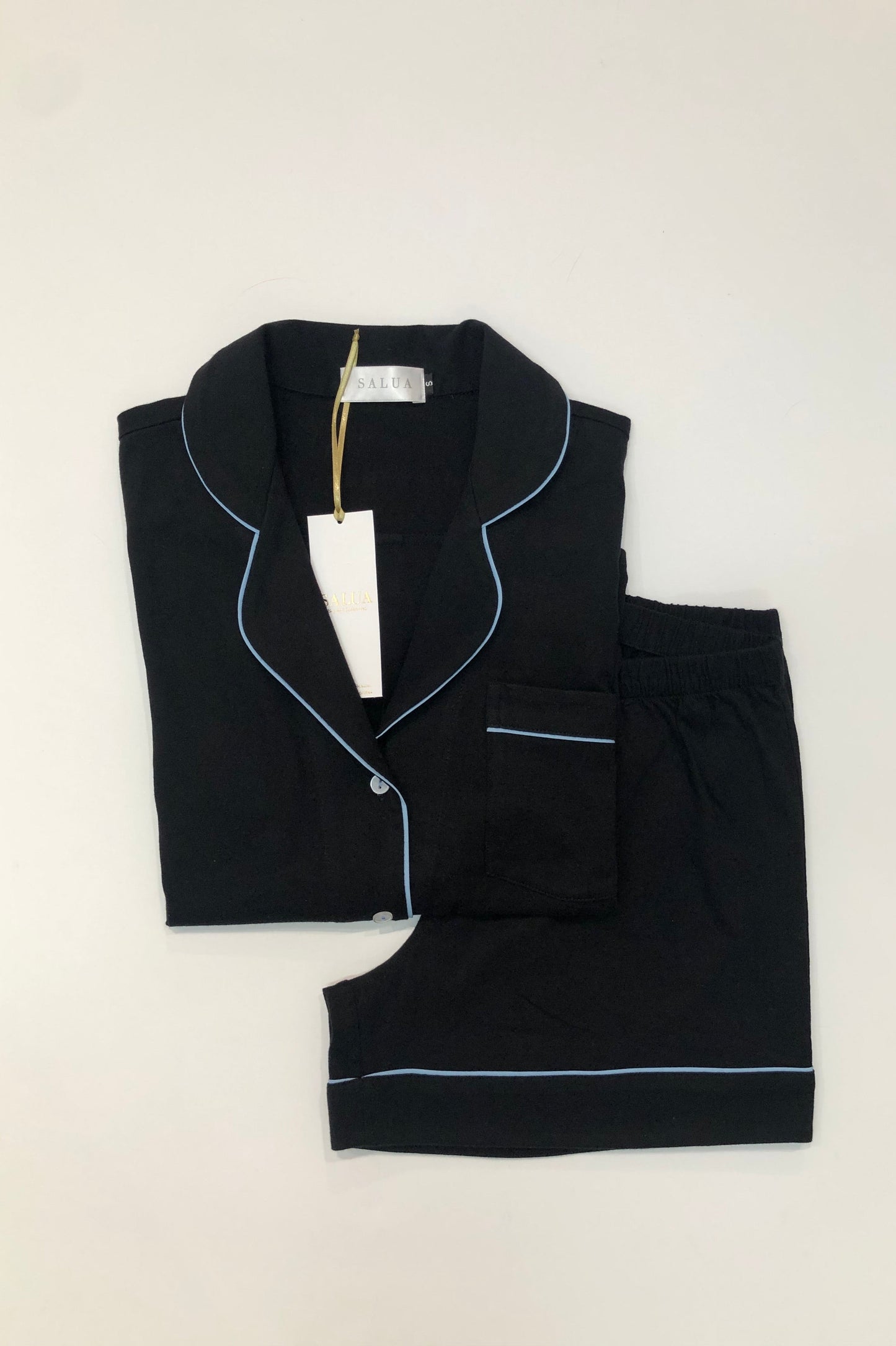 Classic Luxury Short Pajamas in Brushed Pima Cotton