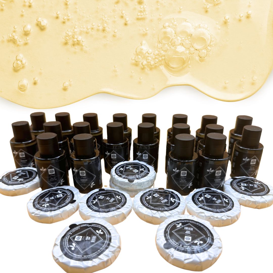 Roomsium Bulk Hotel Amenities 30-Piece Bathroom Supplies Set