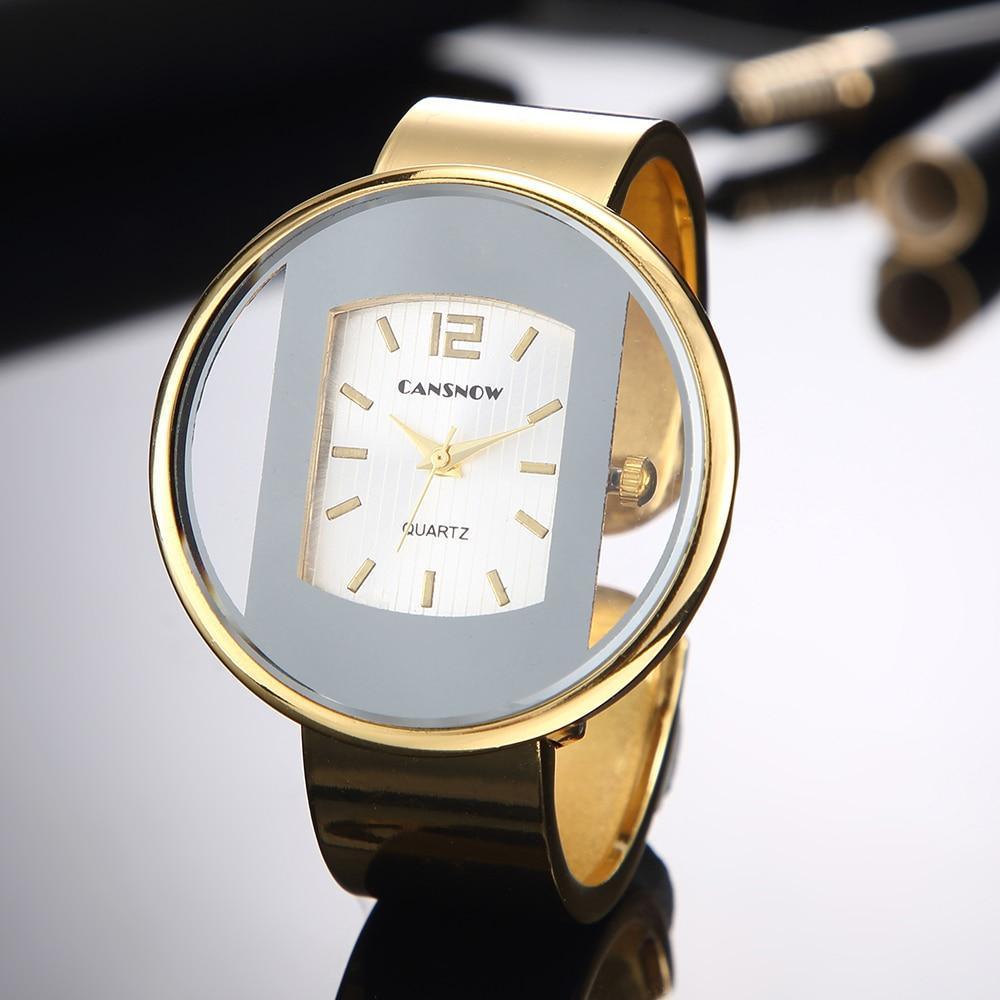 Fashion Gold Classic Women's Watches Luxury Stainless Steel Design Wrist Watch For Women