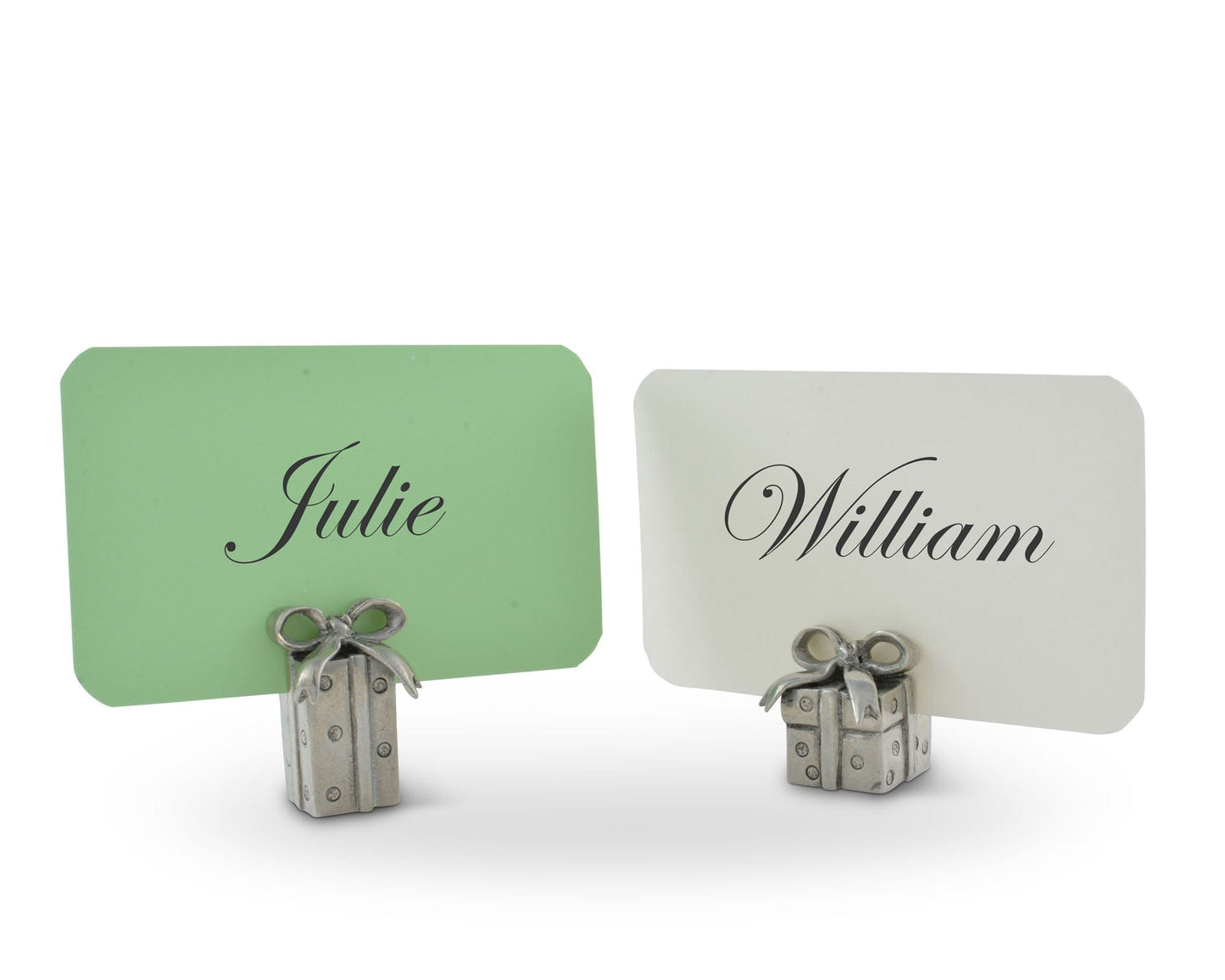 Christmas Package Placecard Holder Pair