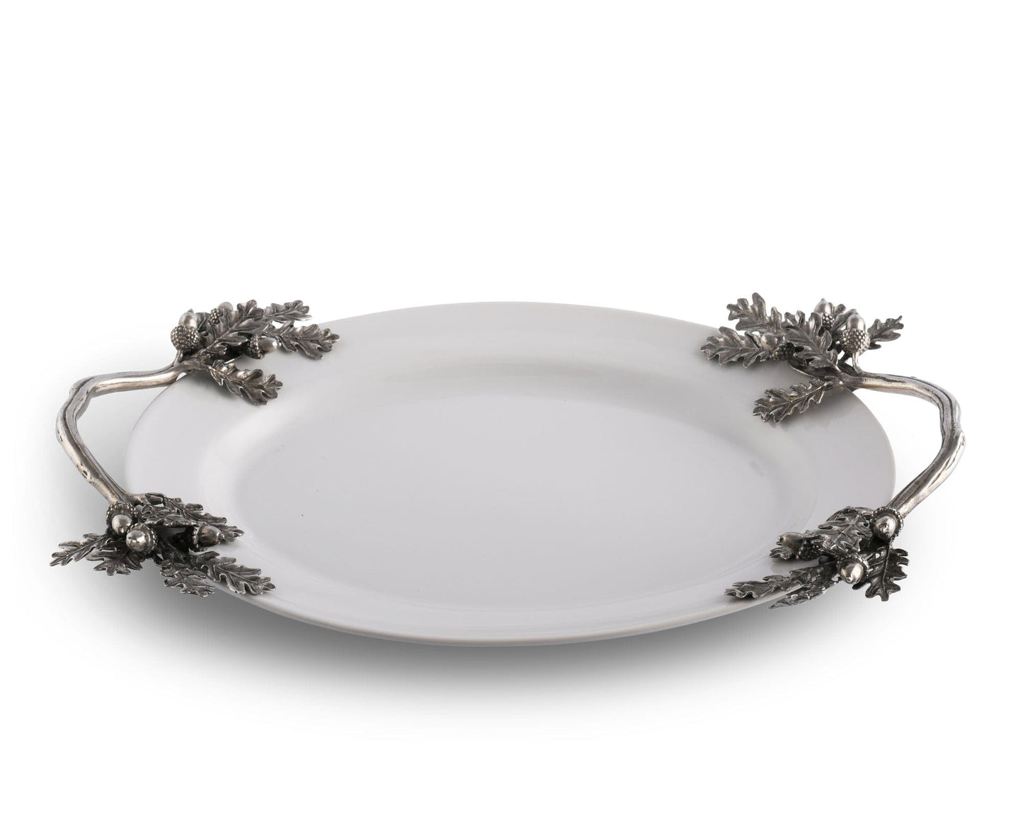 Acorn Oak & Leaf Stoneware Tray - Small