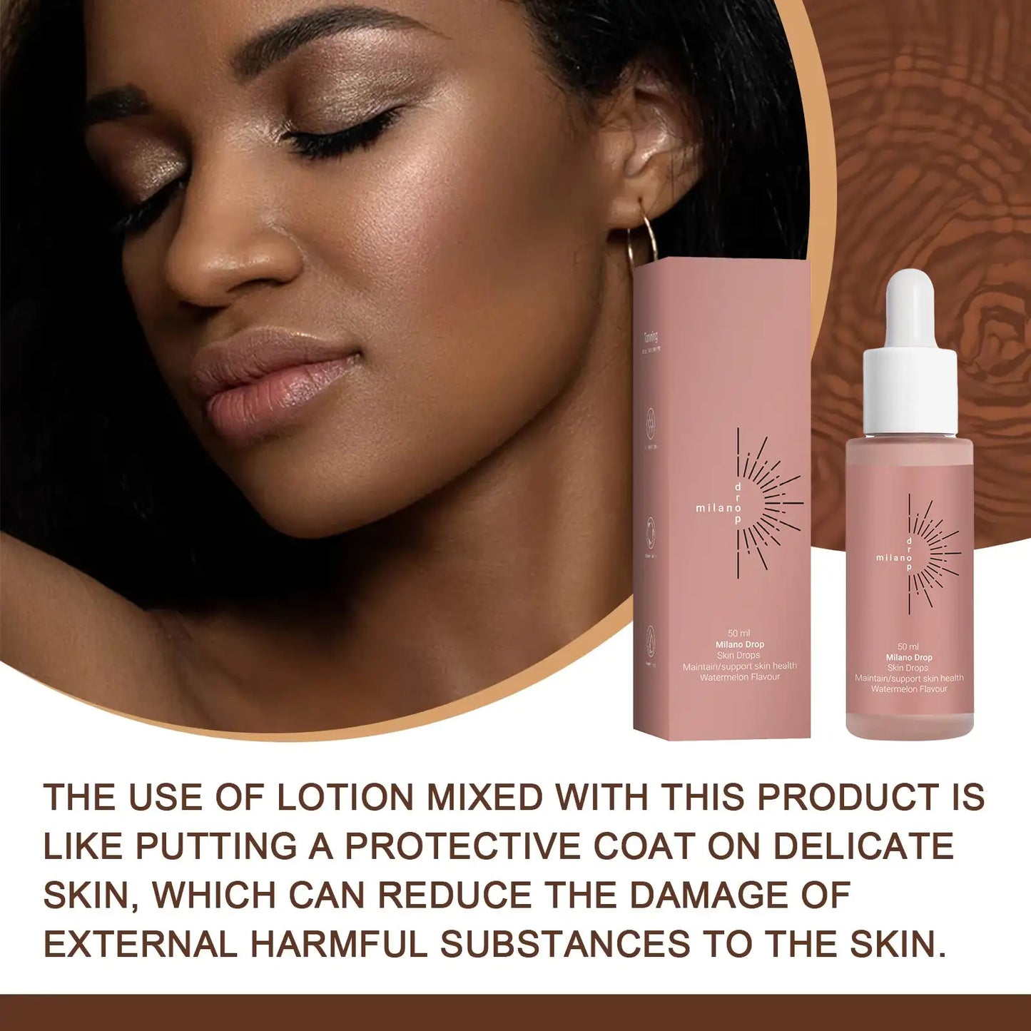 Self Tanning Face Serum Face Drops For Body or Fine Line Repair Skin