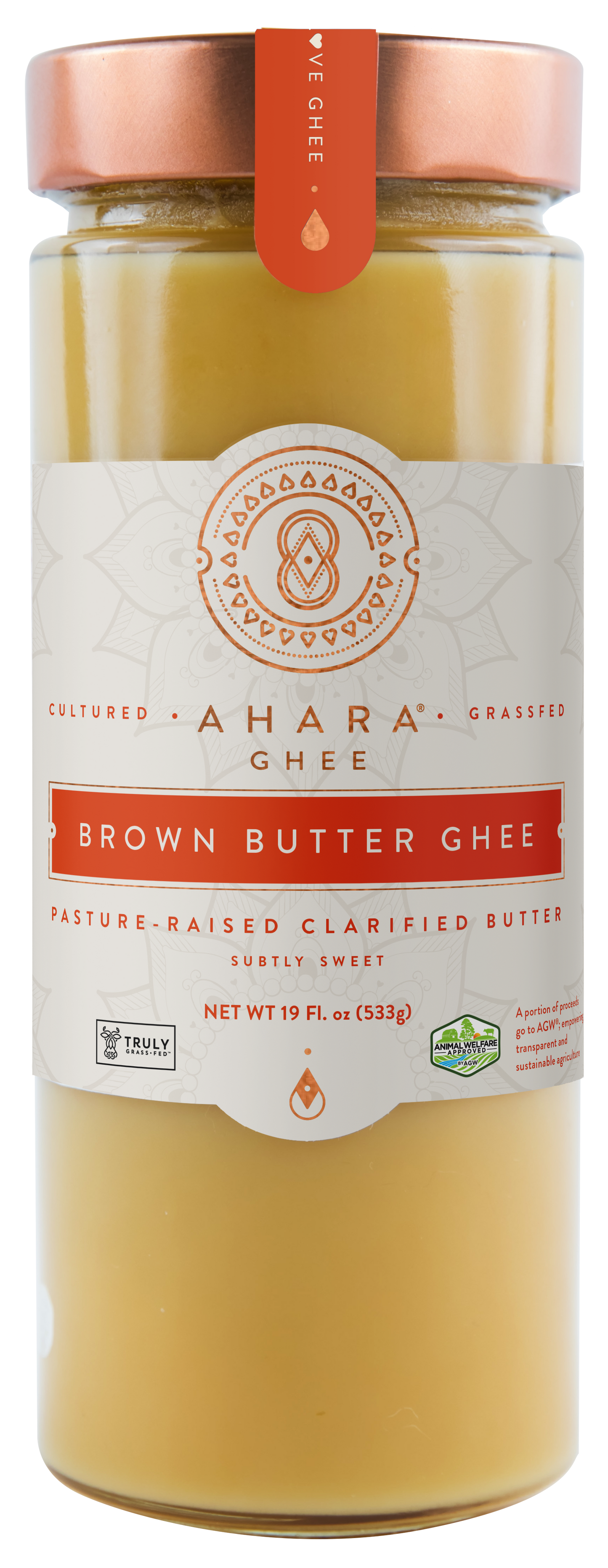 Grass-Fed Brown Butter Ghee | Ahara Rasa