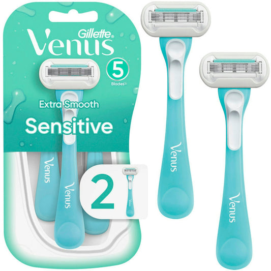 Gillette® Venus Extra Smooth Sensitive Disposable Razor, 2-Pack