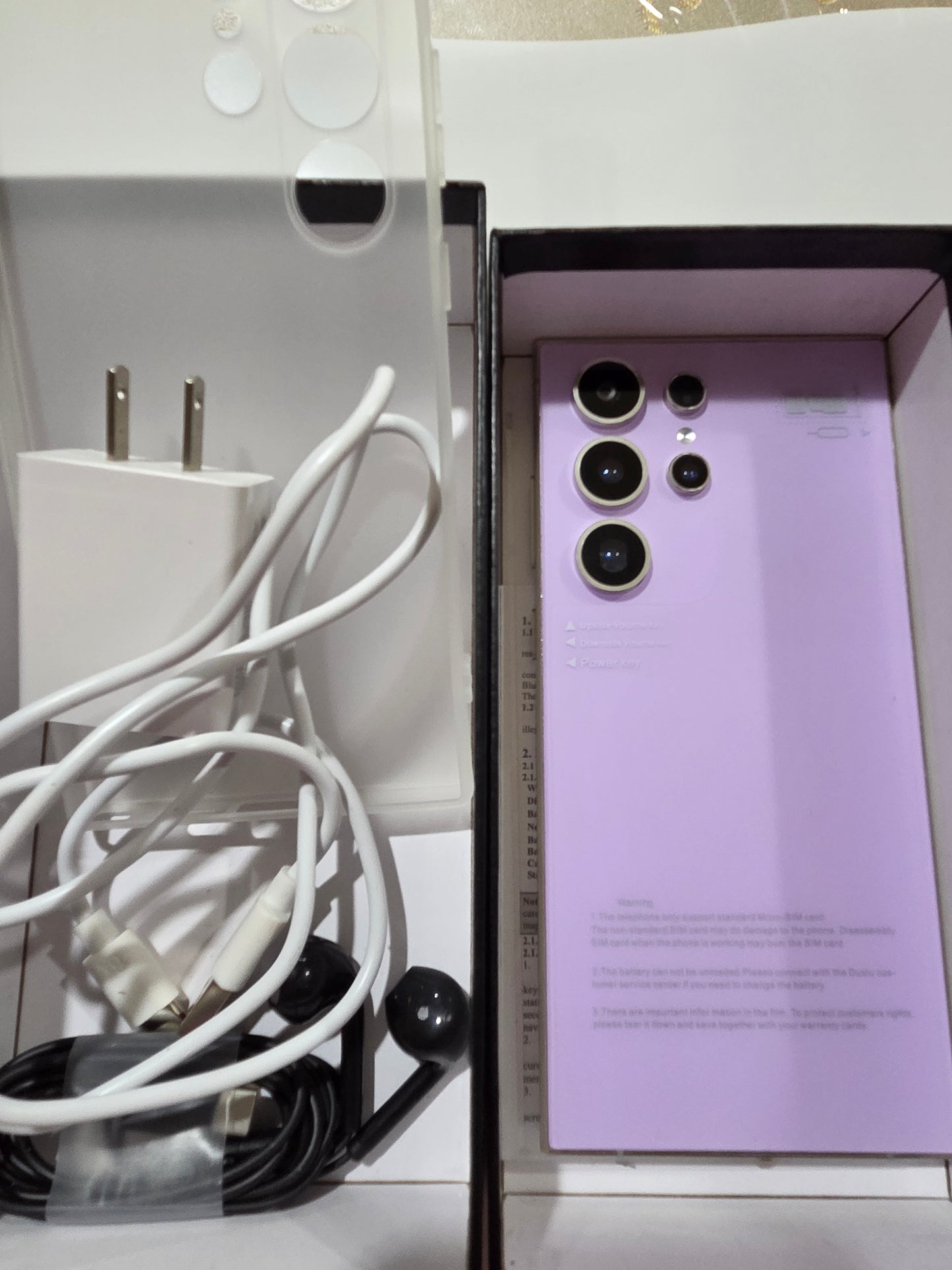 2025 S24 Ultra 16GB+1TB 5G Smartphone - Used (Scratched Screen)