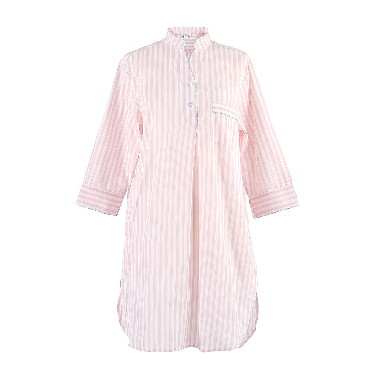 CLASSIC COTTON STRIPED NIGHTSHIRT