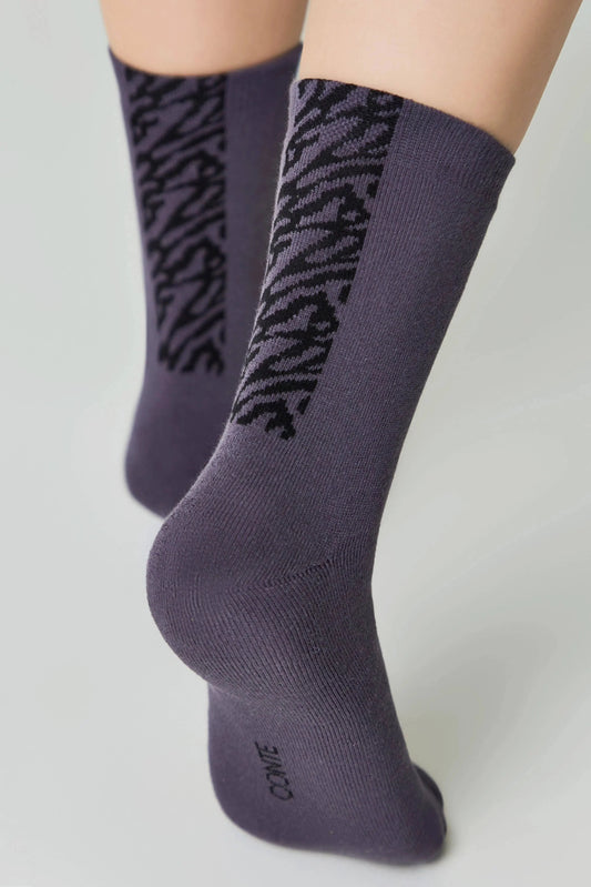 Cotton Socks Conte Comfort 570 - Zebra Stripes