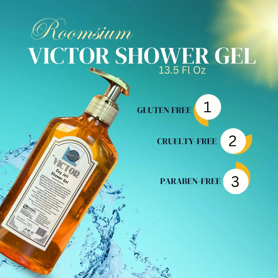 Roomsium Refillable Shower Gel 400 Ml With Wall Mounting Kit