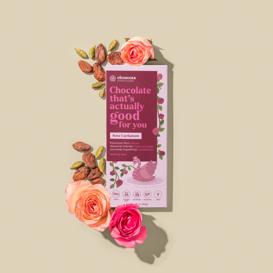 Rose Cardamom Chocolate