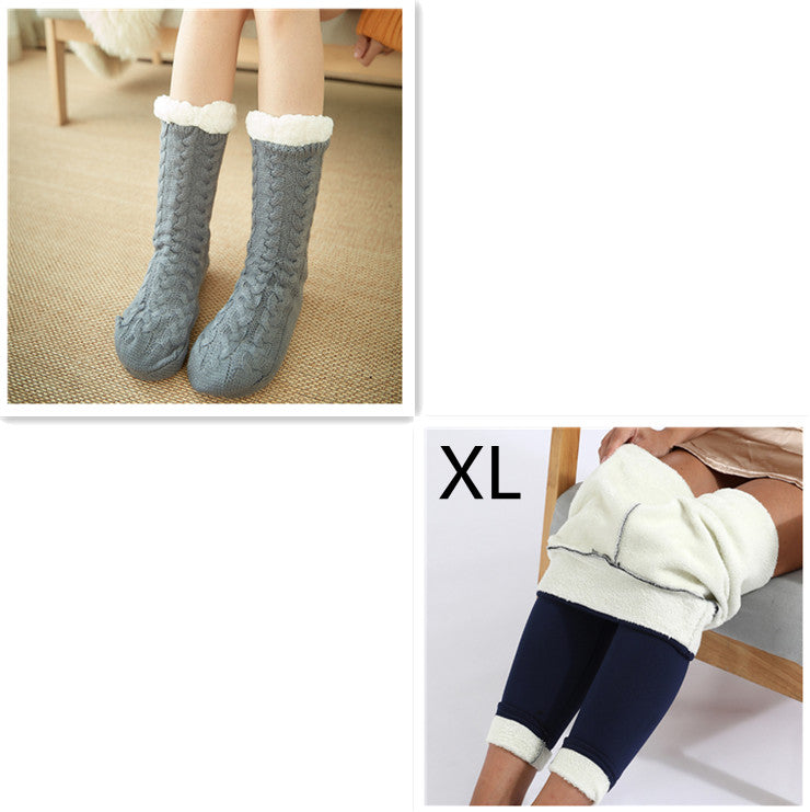 Socks Children Plush Floor Socks Home Slippers