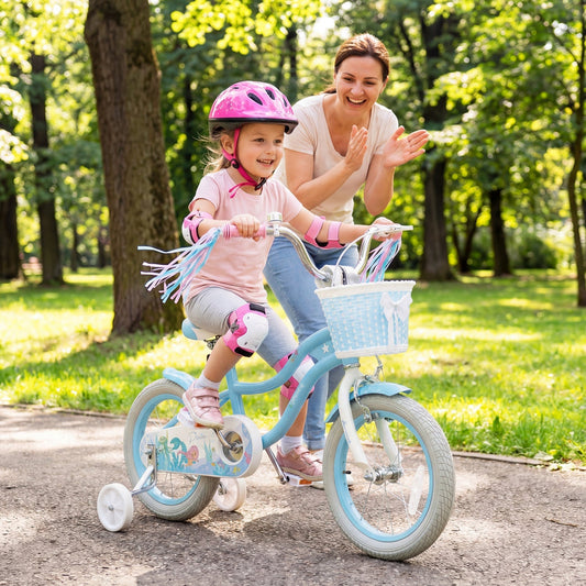 Kids Bike 12-20 Inch with Training Wheels & Basket