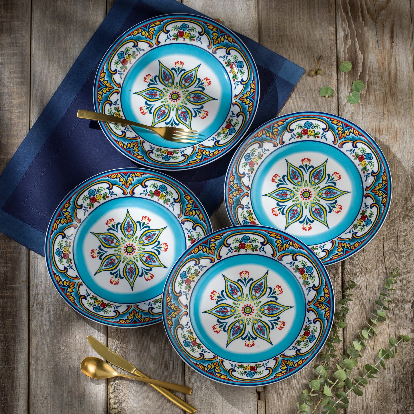 Zanzibar Stoneware Dinner Plates