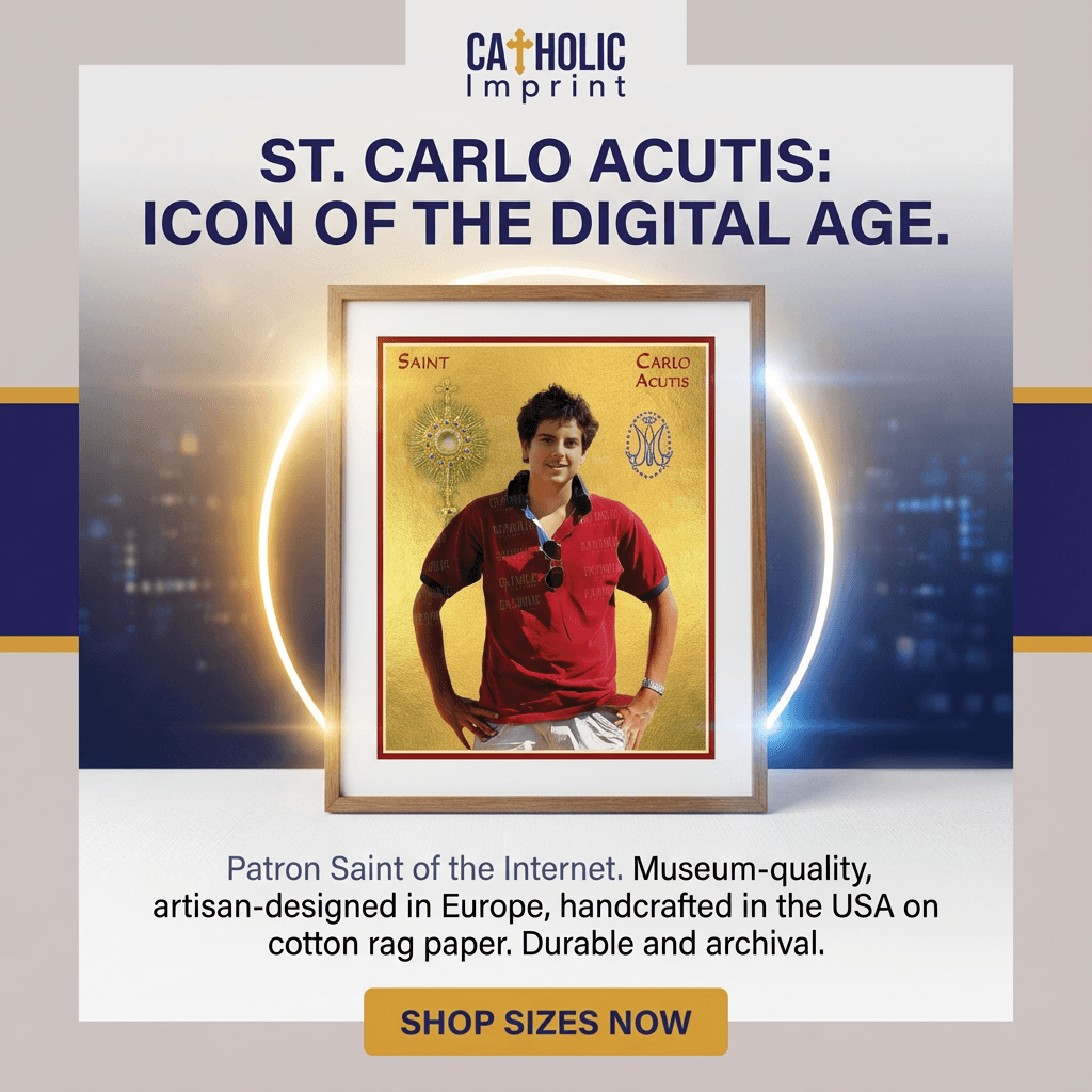 St. Carlo Acutis Icon Print | Various Sizes