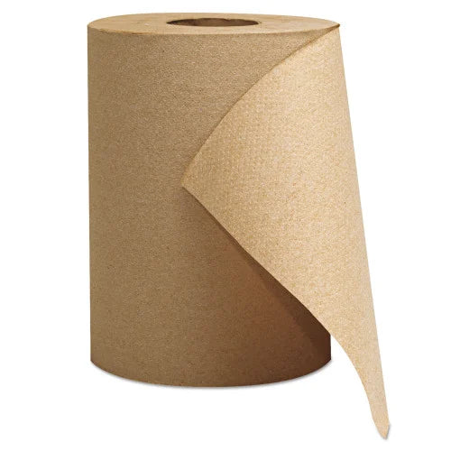 GEN® Hardwound Paper Towels, Brown, 300-ft., 12 Rolls (GEN1804)