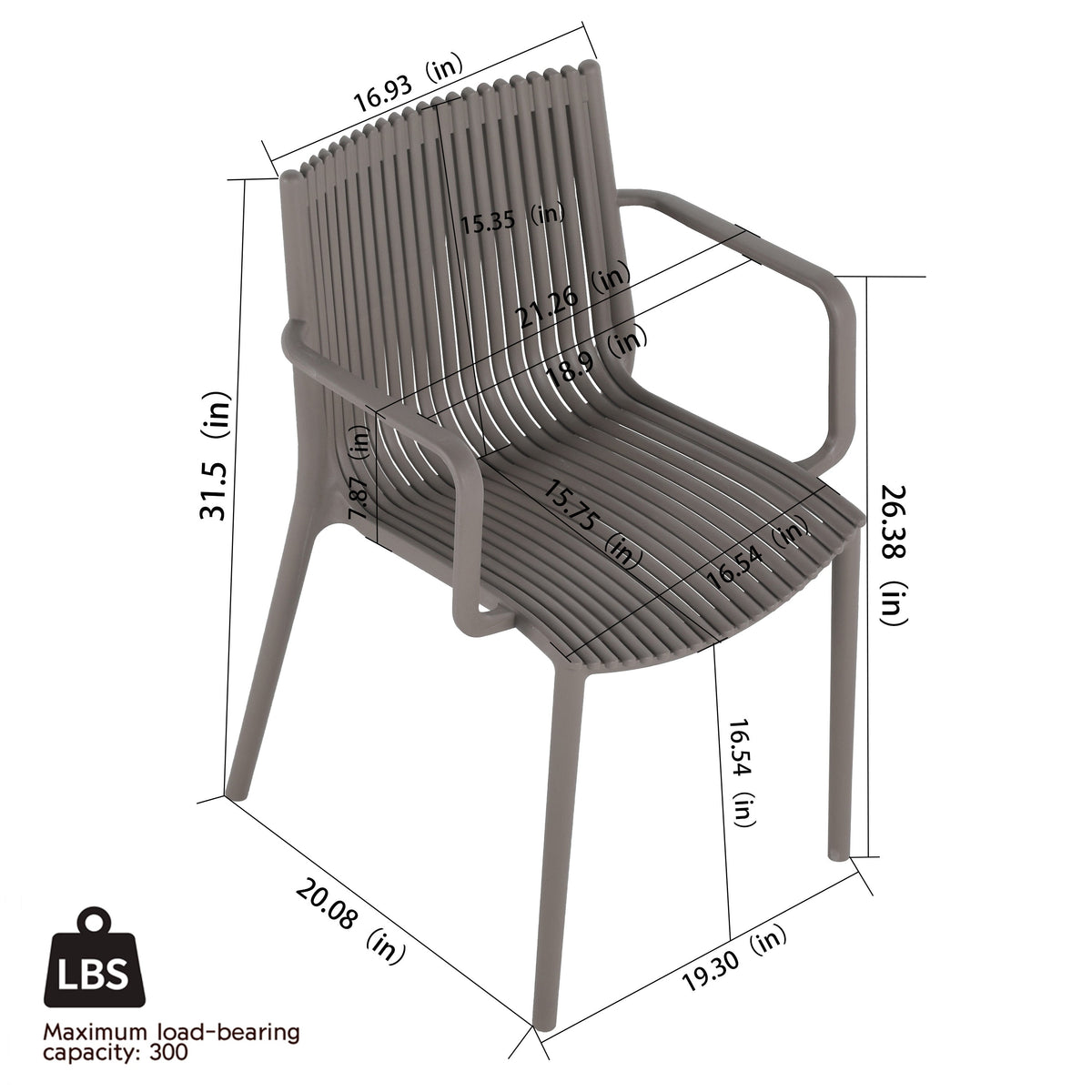 Summer 4-Piece Warm Patio Furniture Set