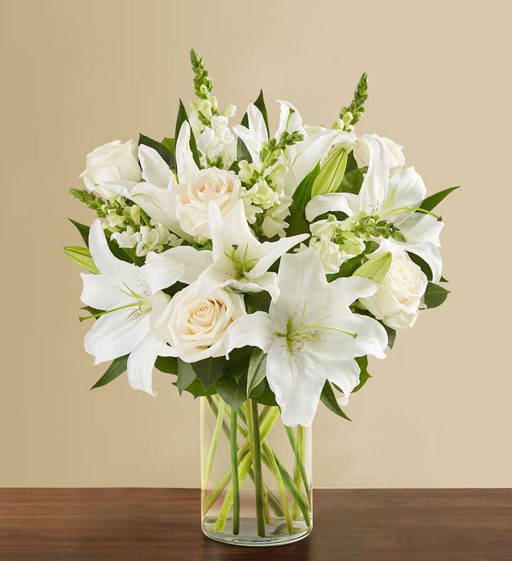 Classic All White Arrangement