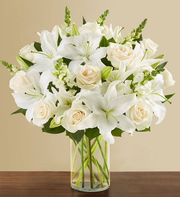 Classic All White Arrangement