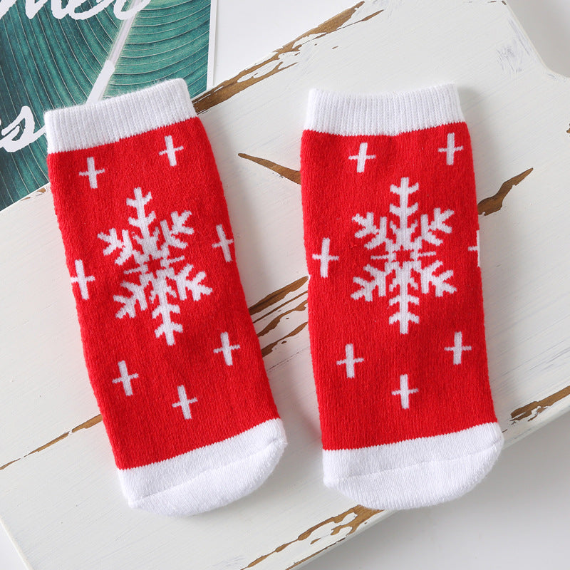 New cotton Christmas socks for children