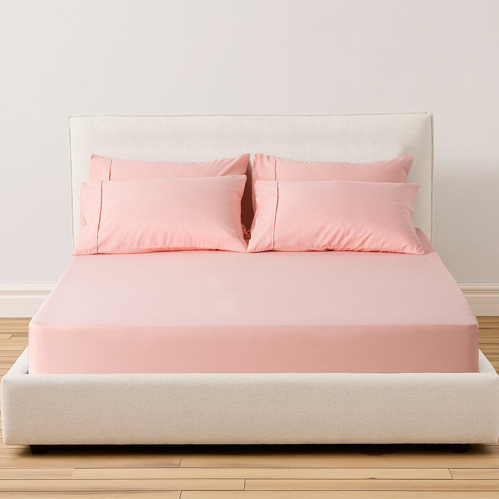 All Season Deep Pocket Fitted Sheet Set with Pillowcases, Room Decor, Graduation Gifts