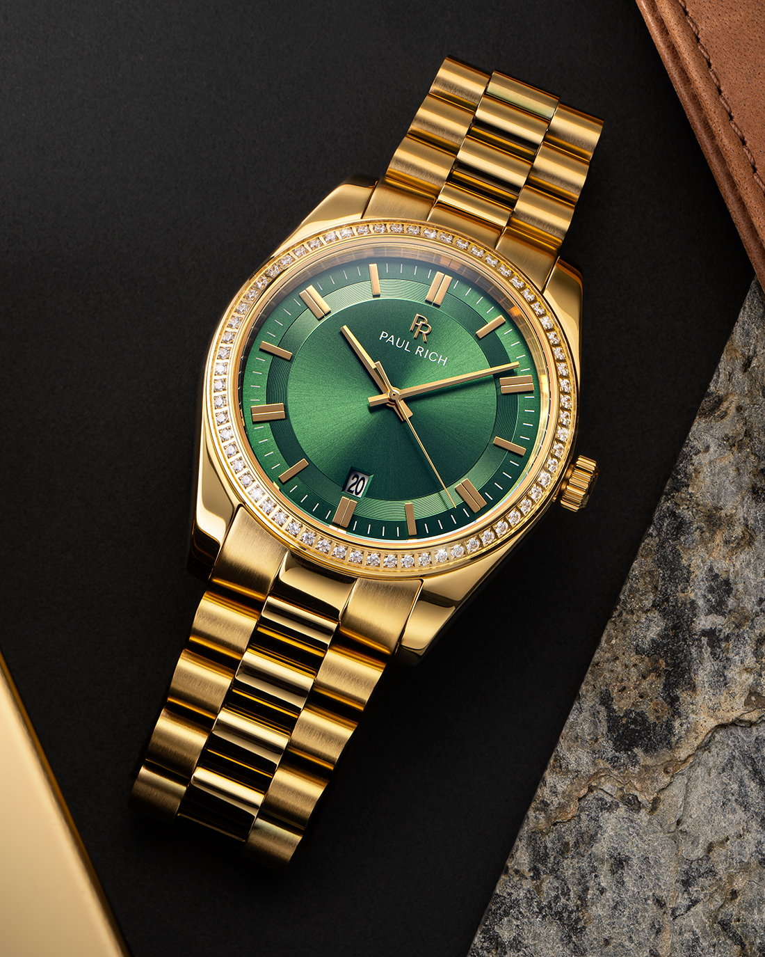 Legacy Gold Green Watch