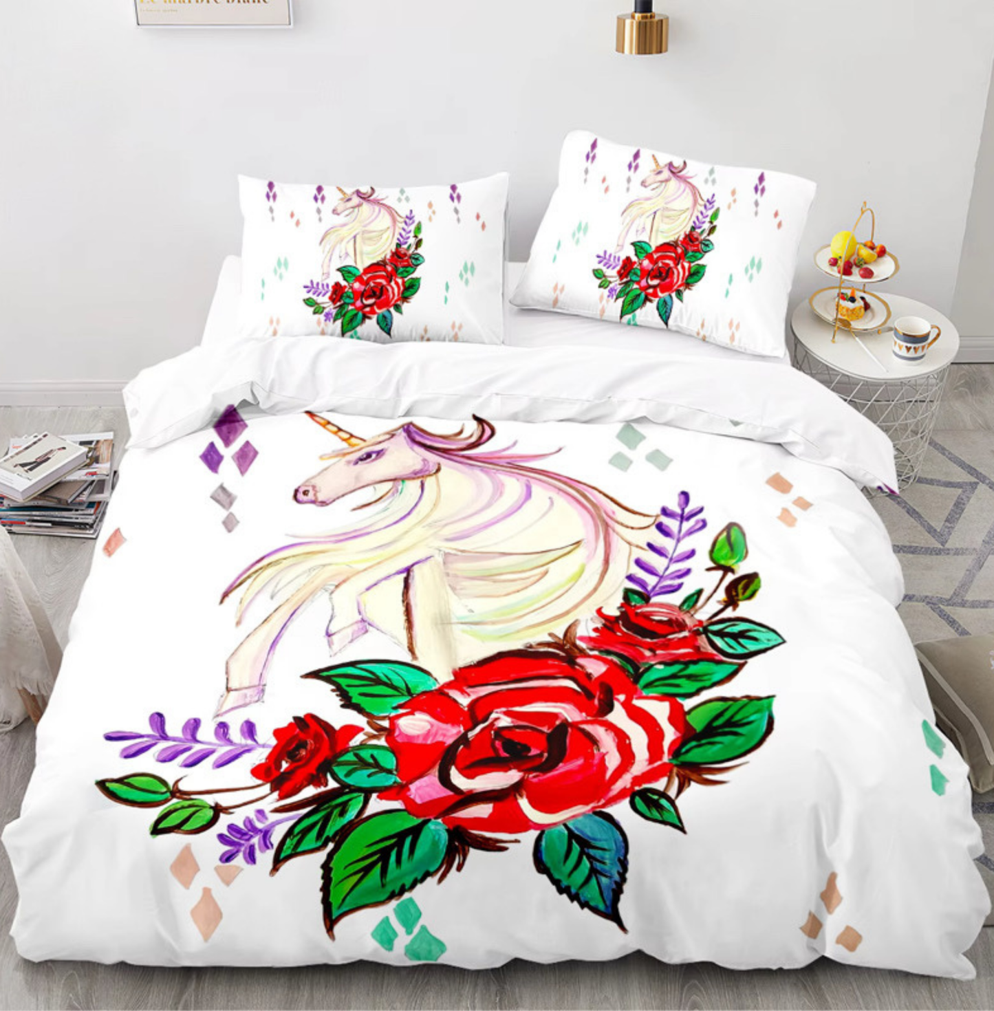Unicorn Duvet Cover Bedding Set
