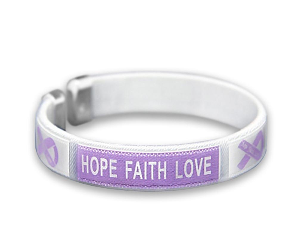 25 Pack Child Epilepsy Awareness Bangle Bracelets (25 Bracelets)