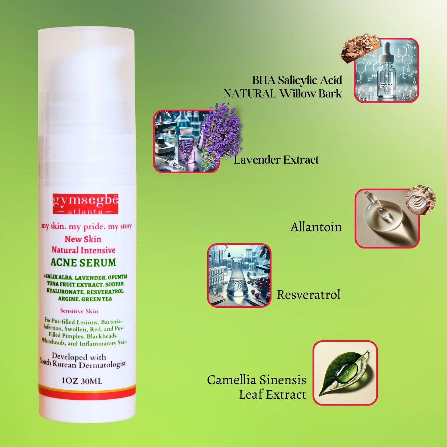 New Skin Natural Intensive Acne Serum