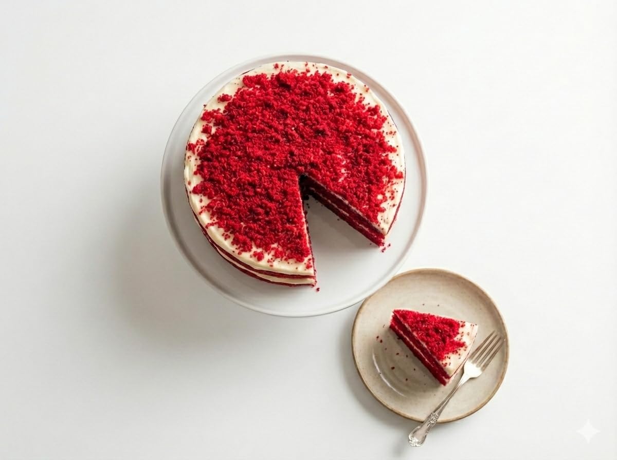 Andy Anand Sugar Free Red Velvet Cake – Keto & Diabetic Friendly, Belgian Chocolate, Moist & Rich, No Preservatives, 2.4 lb Gourmet Gift