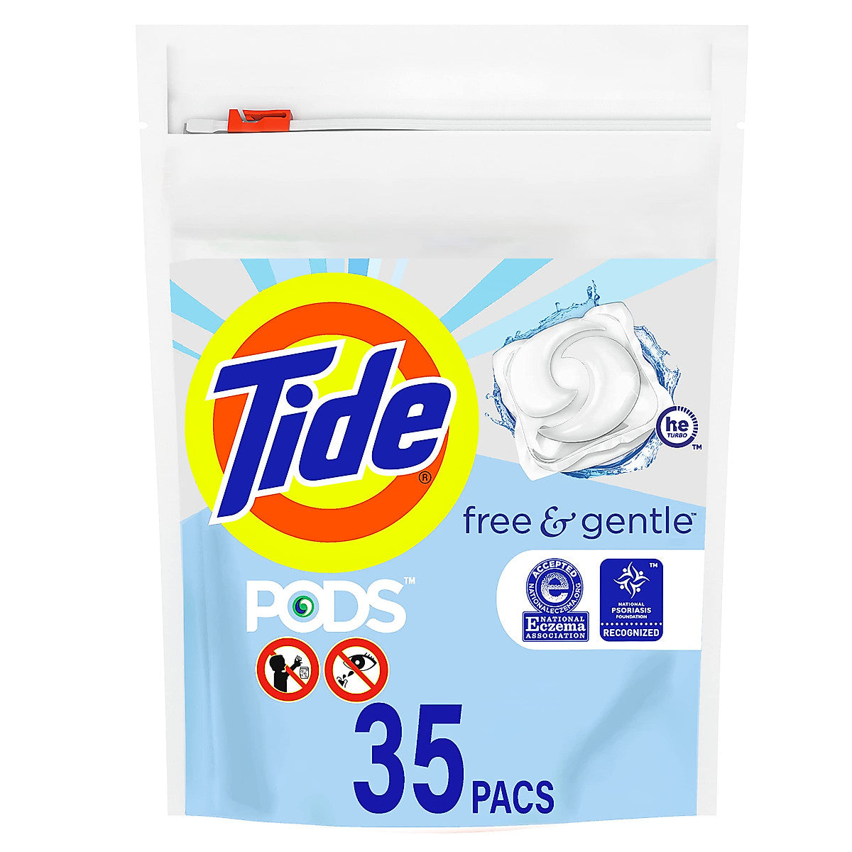 Tide Pods Laundry Detergent Pacs - Free & Gentle