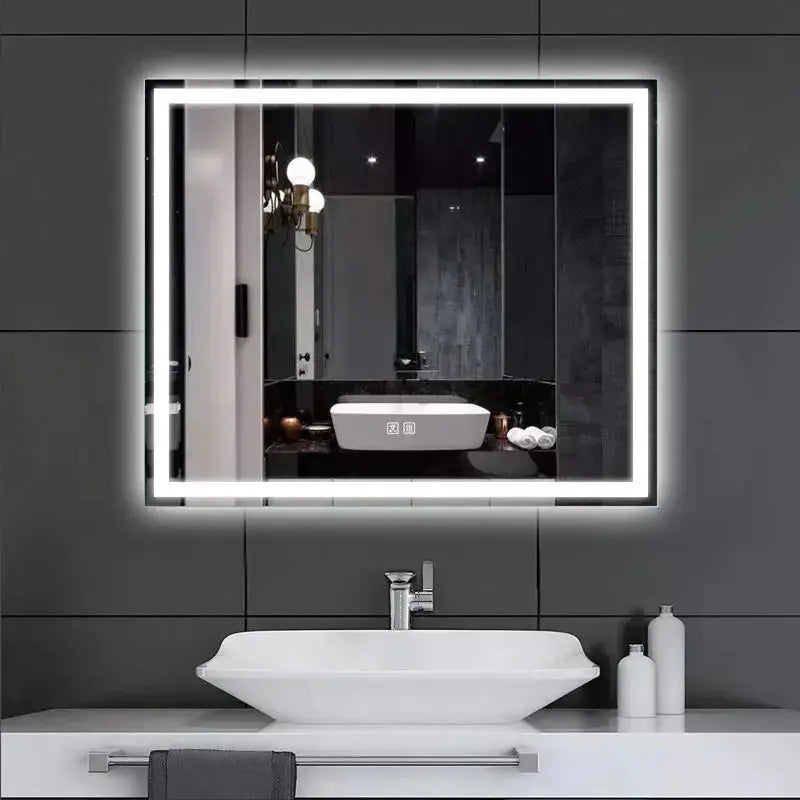 36 x 24  Inch Center Glow LED Bathroom Mirror