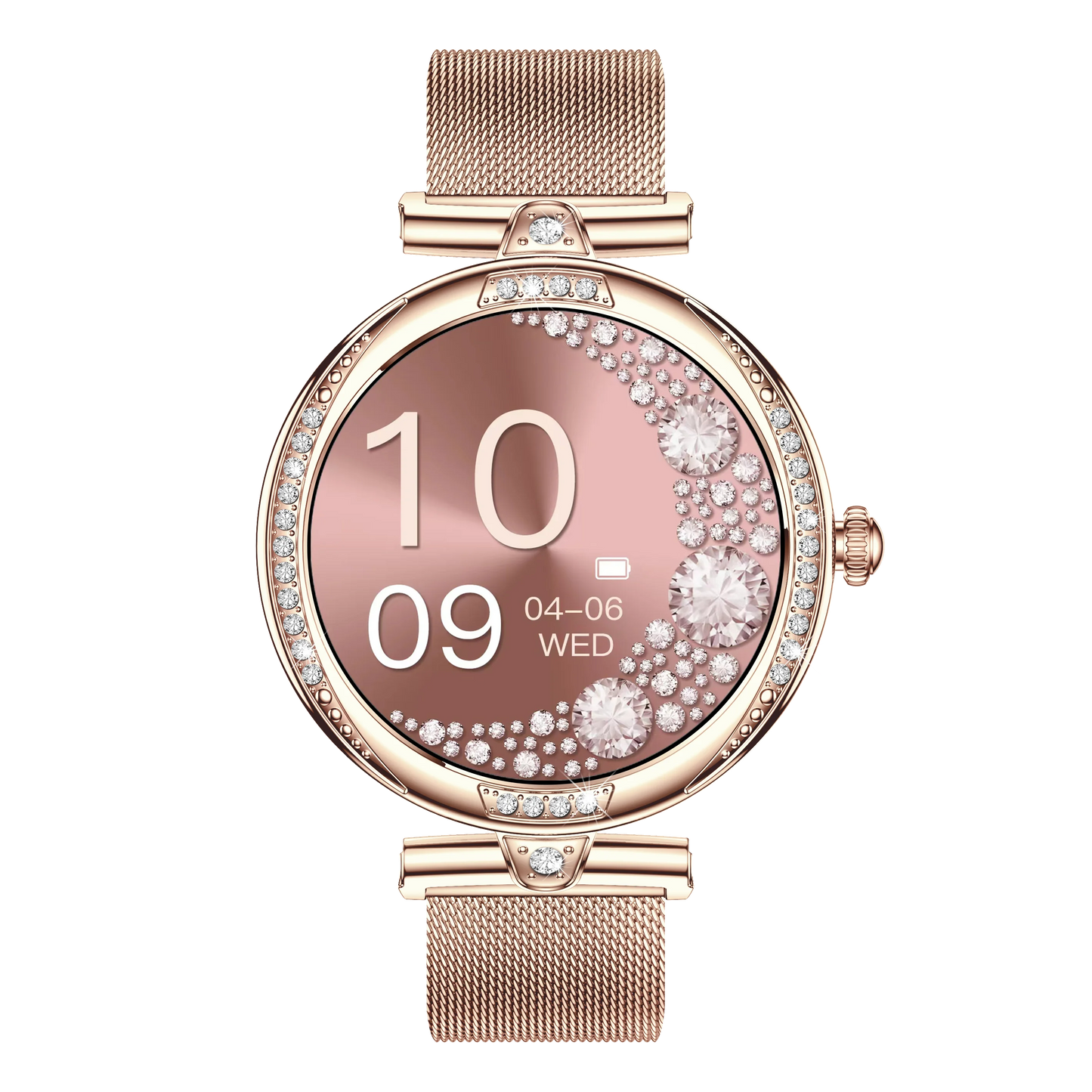 NX17 Pro Smart Watch Fashion Diamond Ladies Wristwatch Bluetooth Calling Health Monitoring Fitness Smartwatch