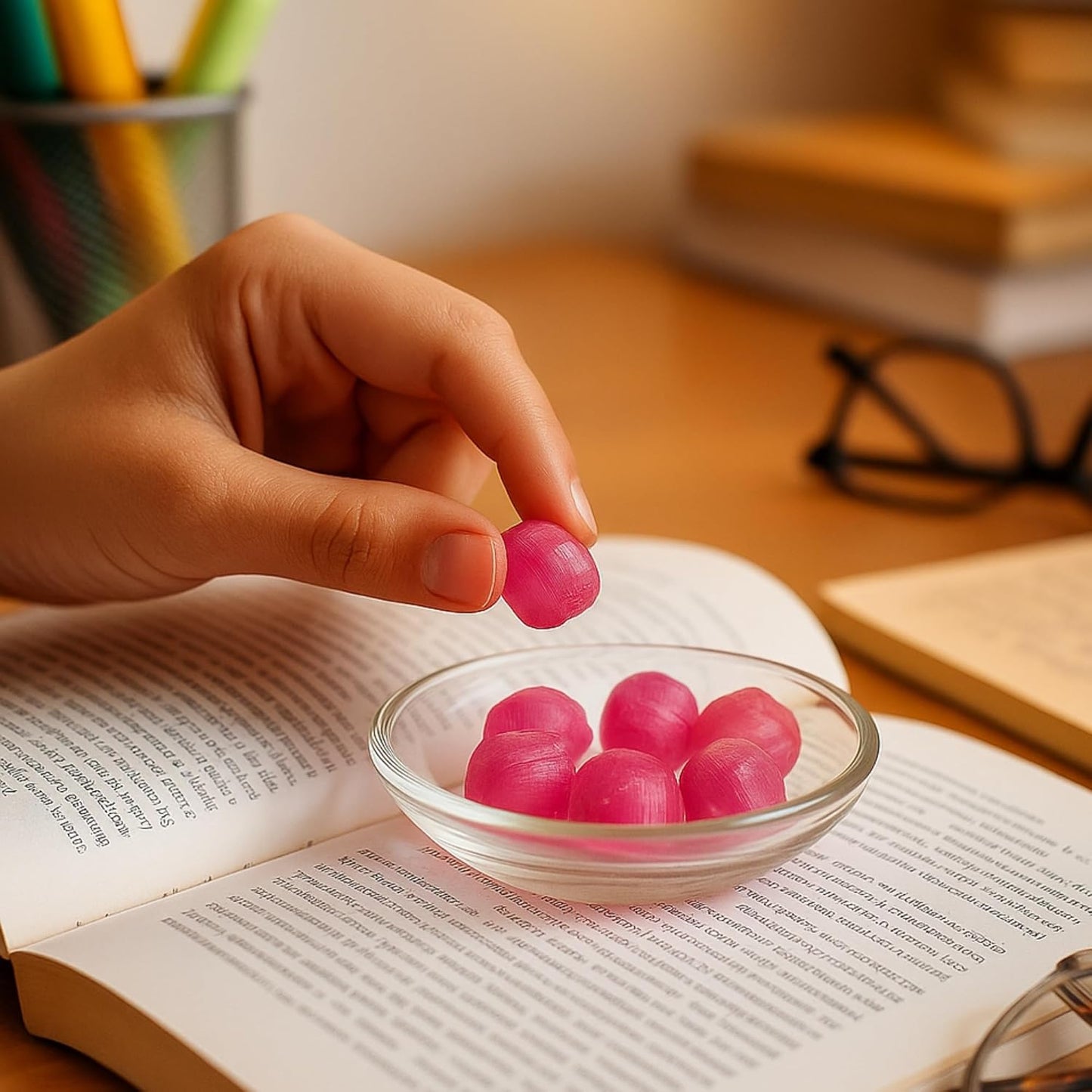 Andy Anand Chocolatier Sugar Free Elderberry Hard Candy - Unique taste, Flown from Europe 25 Pcs - Sugar & Aspartame Free - Naturally Flavored & Sweetened - Non-GMO, Gluten Free, Keto & Diabetic Friendly