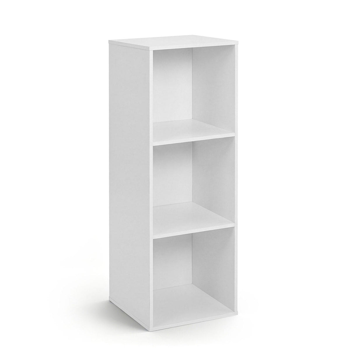 3-Cube Bookcase with Anti-Tipping Kits - White