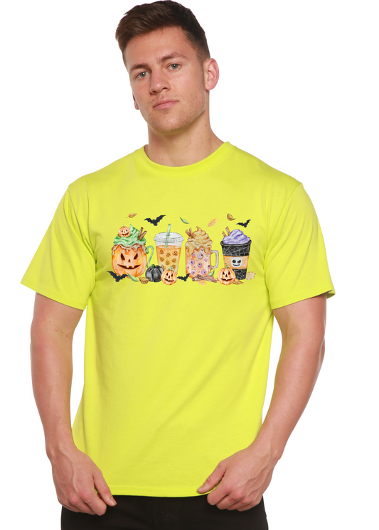 Happy Halloween Men's Bamboo Viscose/Organic Cotton Short Sleeve Graphic T-Shirt