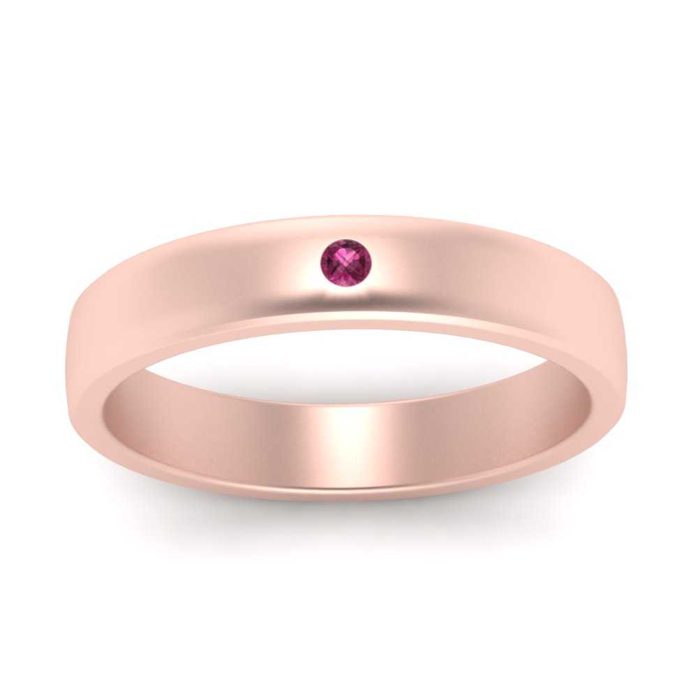 Round Diamond Classic Mens Band