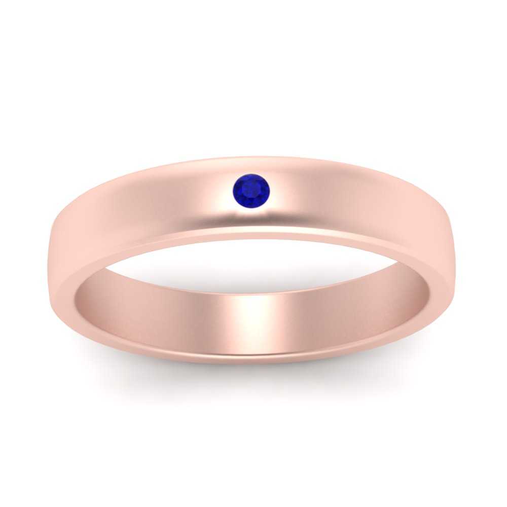 Round Diamond Classic Mens Band