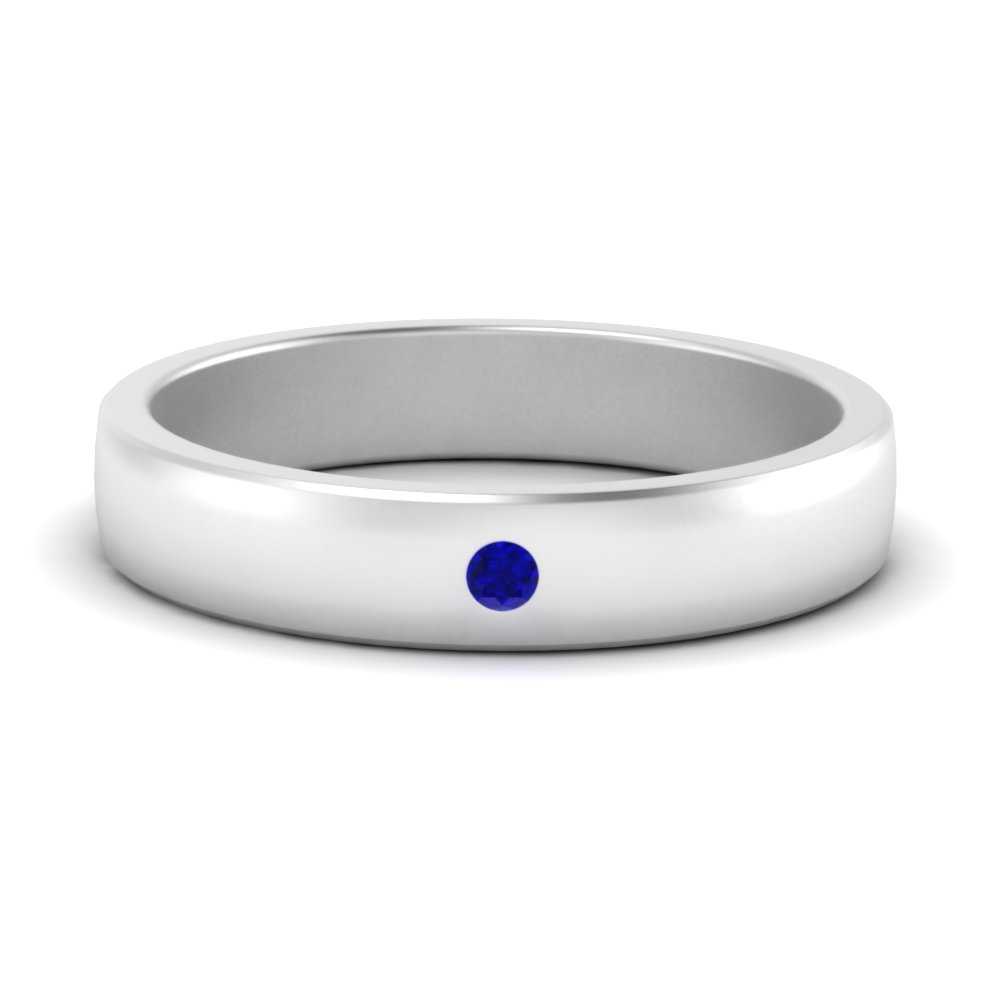 Round Diamond Classic Mens Band