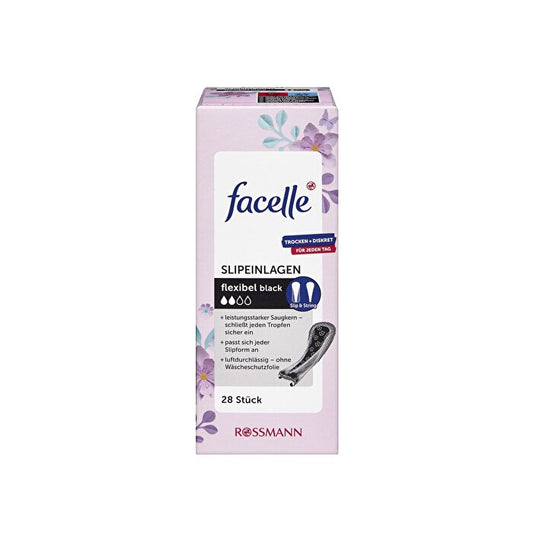 Face Thread Slip Black Daily Pad 28 pcs