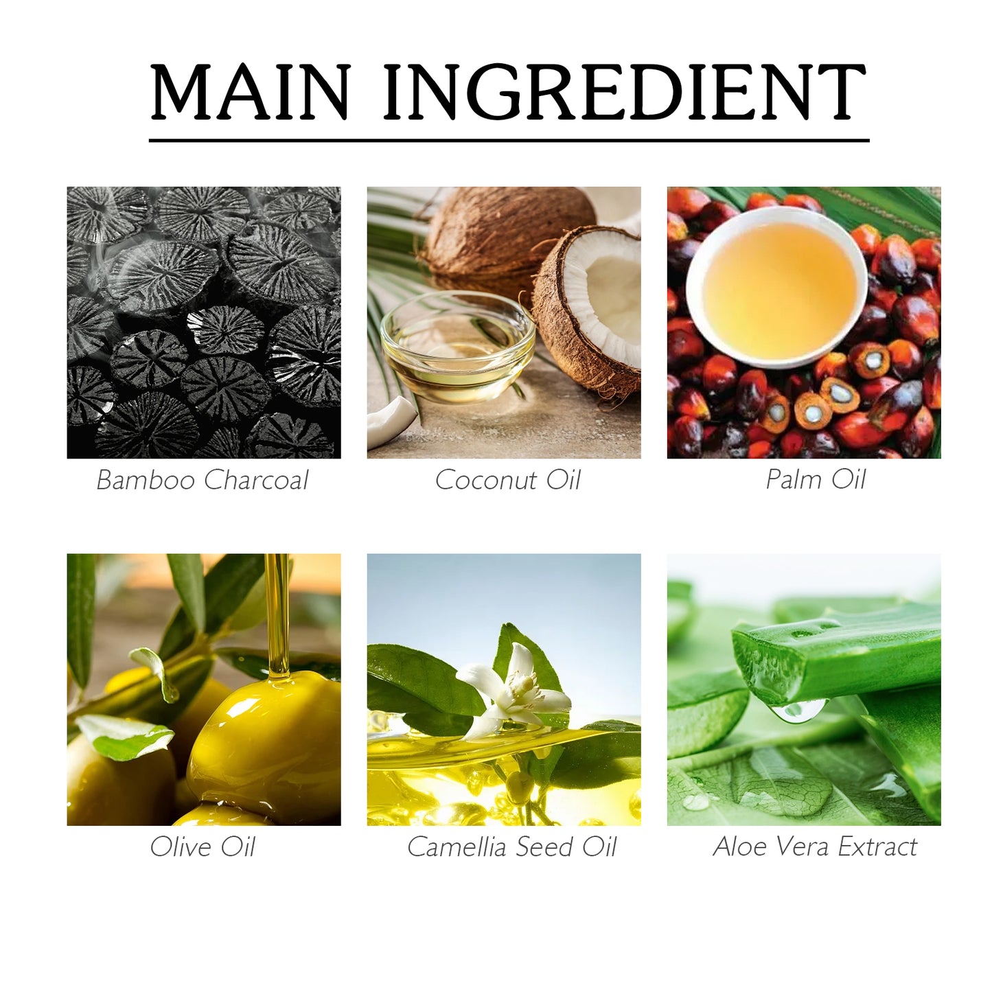 Bamboo Charcoal Black Prickly Skin Soap, Bamboo Charcoal Brightening Skin Whitening Body Cleansing Soap