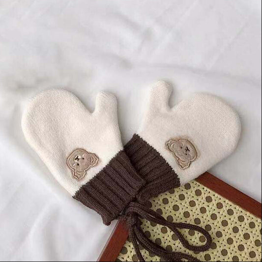 Pre-Order Kids Winter Gloves with String | Warm Toddler Mittens 2-5Y