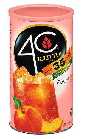 4C Iced Tea Mix, Peach Flavor - 82.6 oz (4C)