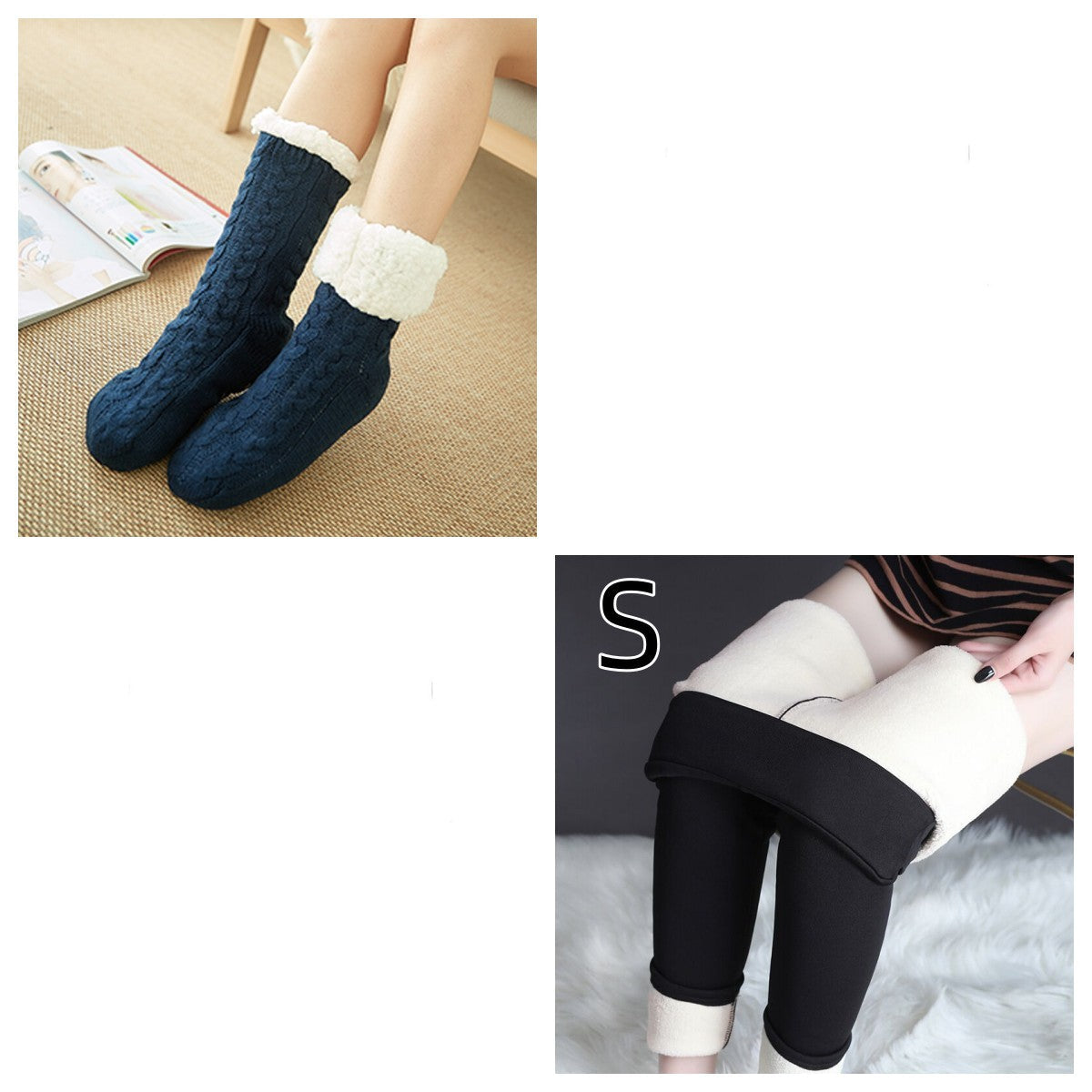 Socks Children Plush Floor Socks Home Slippers